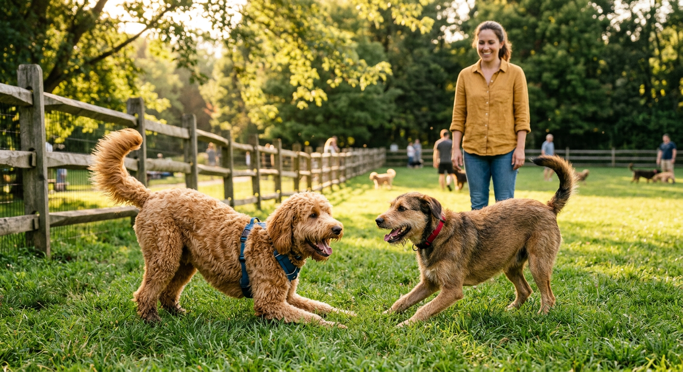 Body Language 101: Reading Dogs at the Dog Park to Prevent Aggression - supporting image - dog park aggression