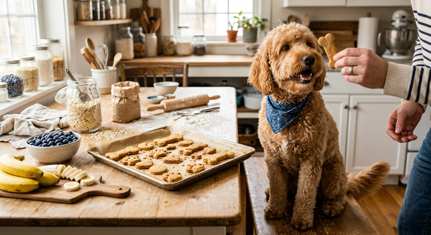 Healthy Dog Treats You Can Make at Home: Auggie's Kitchen-Tested Guide - mid-article image - healthy dog food treats