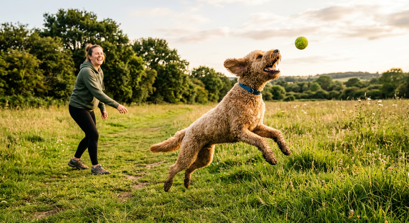 How Much Exercise Does Your Dog Really Need? A Golden Doodle's Honest Guide - mid-article image - dog exercise