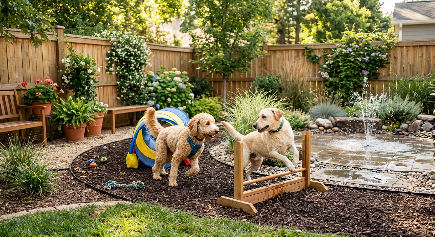 How to Build a Backyard Dog Park (Step-by-Step Guide) - mid-article image - backyard dog park