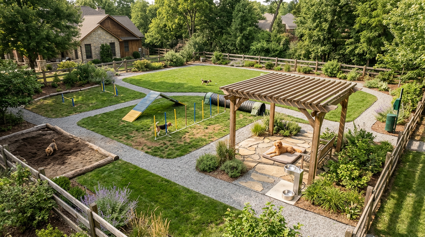 How to Build a Backyard Dog Park (Step-by-Step Guide) - supporting image - backyard dog park