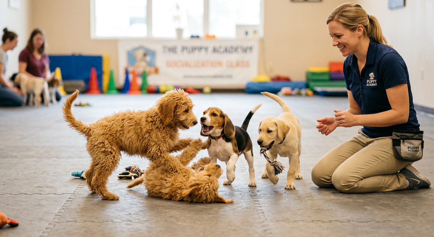 Puppy Socialization Classes vs. Dog Parks: Which Is Better for Your Pup? - mid-article image - puppy socialization classes