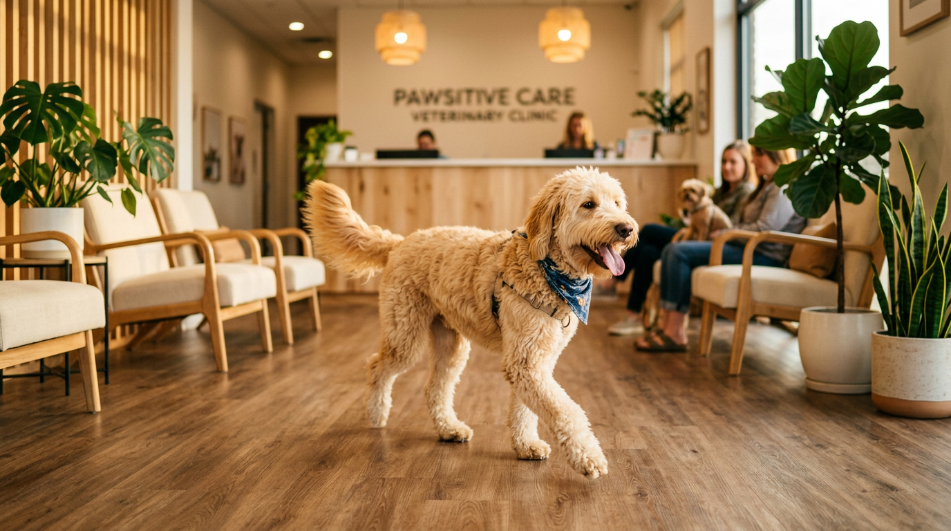 What Happens at a Dog Wellness Exam? A Golden Doodle's Inside Scoop - supporting image - dog wellness exam